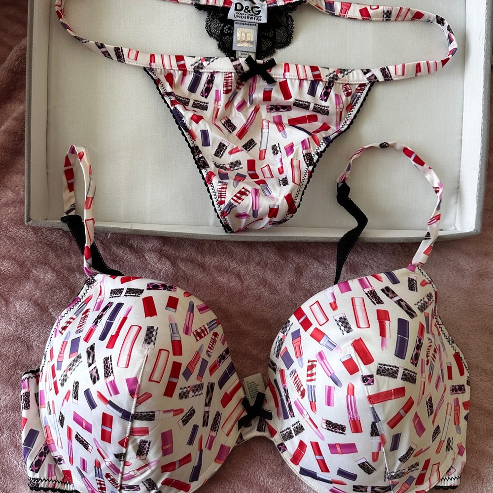 DOLCE GABBANA , Beautiful two piece lingerie suite.